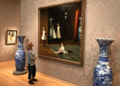 Przed obrazem Sargenta - The Museum of Fine Arts w Bostonie (Massachusetts)