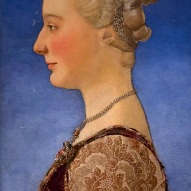 Antonio del Pollaiuolo, Piero del Pollaiuolo, Portrait of a Young Woman