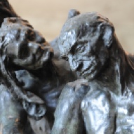 "Wiek dojrzały" (detal, zdjęcie zrobione w Muzeum Rodina w Paryżu) - fot. Stanisław Błaszczyna